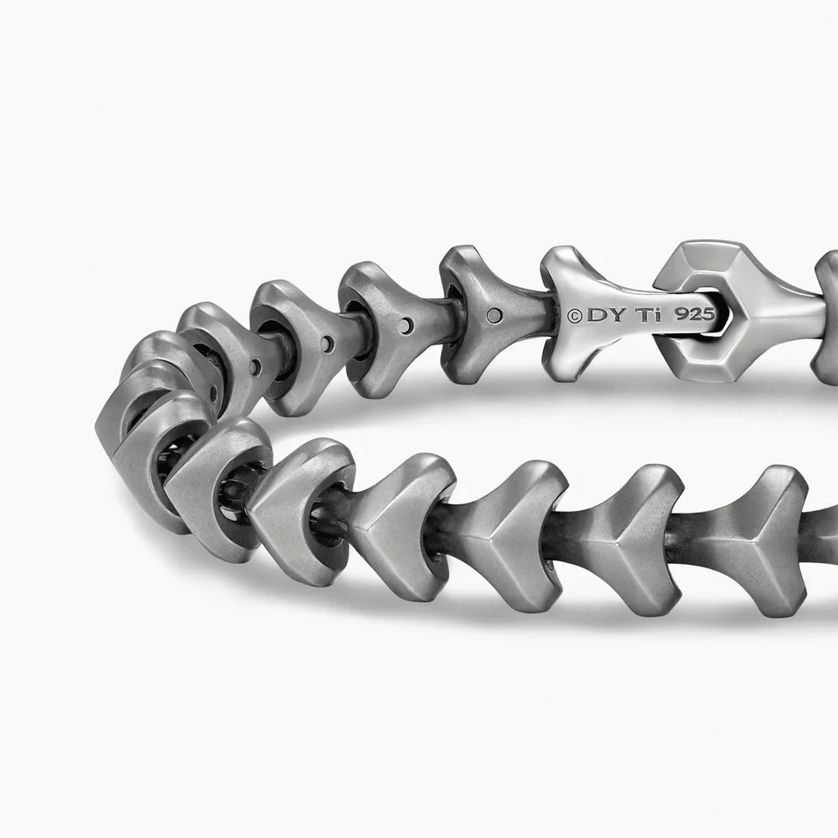 David Yurman Armory Link Bracelet Anthracite Titanium, 9.5mm
