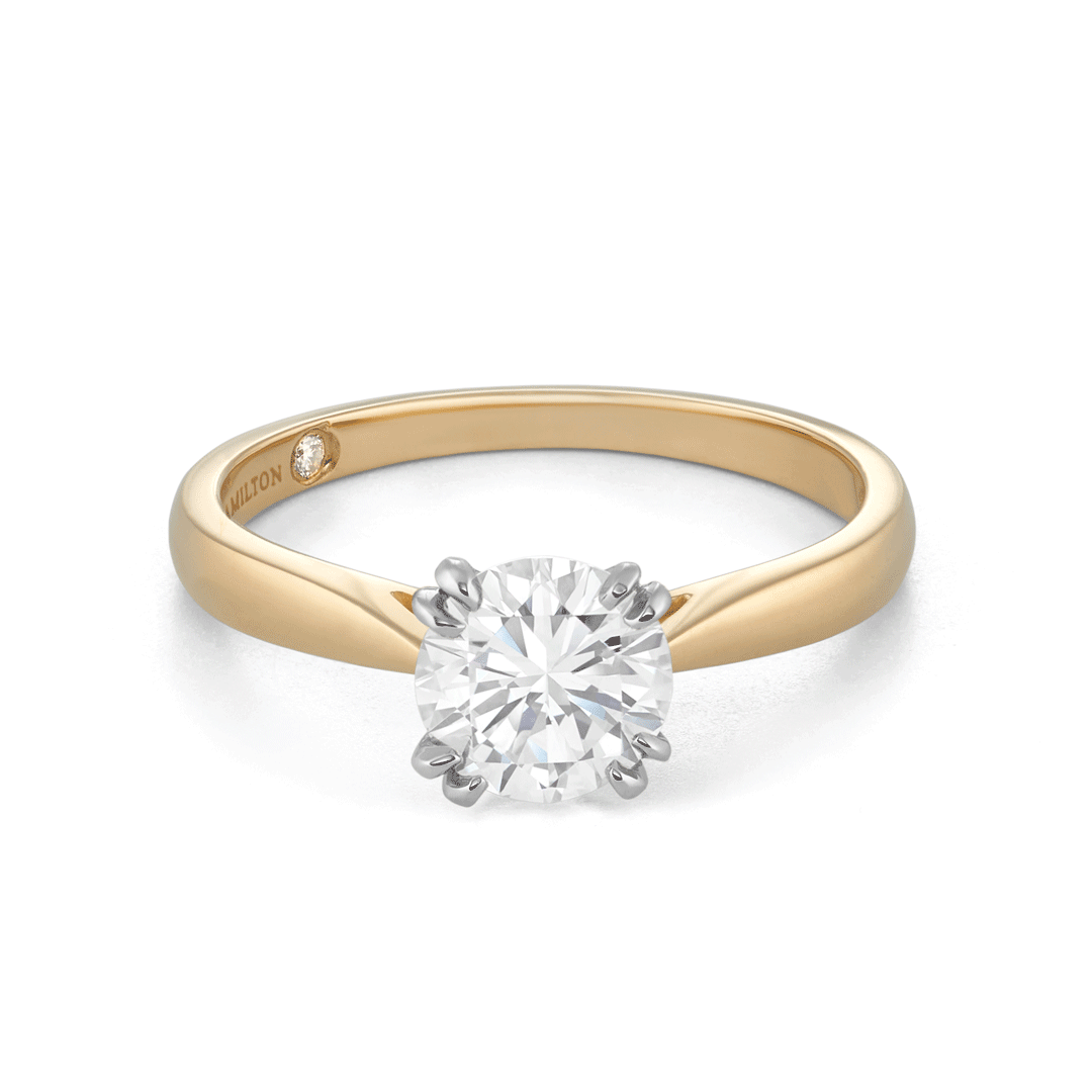 Centennial 18k Yellow Gold Solitaire Mounting