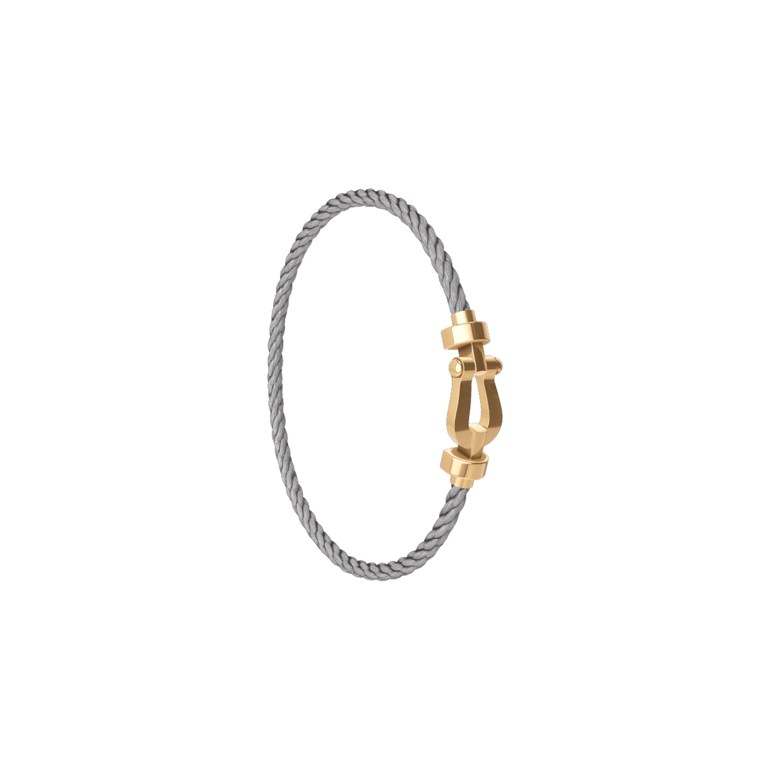 FRED Force 10 Steel Cord with 18k Yellow Gold MD Buckle, Exclusively at Hamilton Jewelers