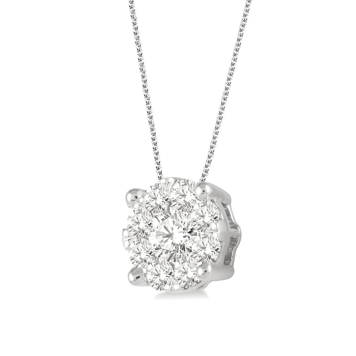 Celestial 14k White Gold and Diamond 2.00 Total Weight Pendant