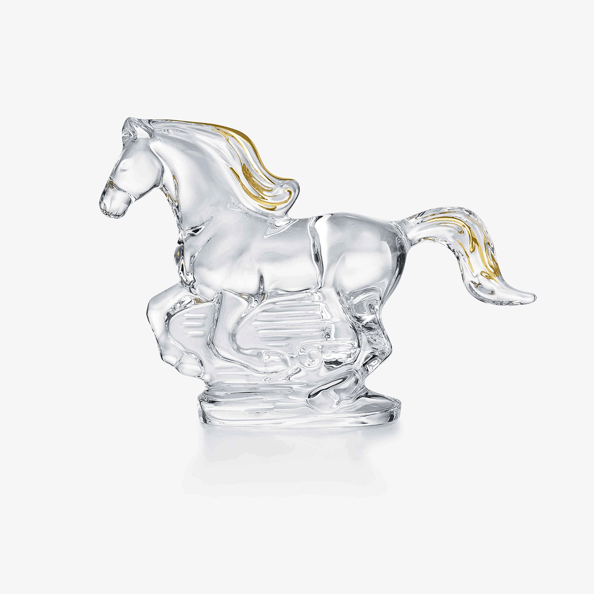 Zodiac Horse 2026, Clear and Gold