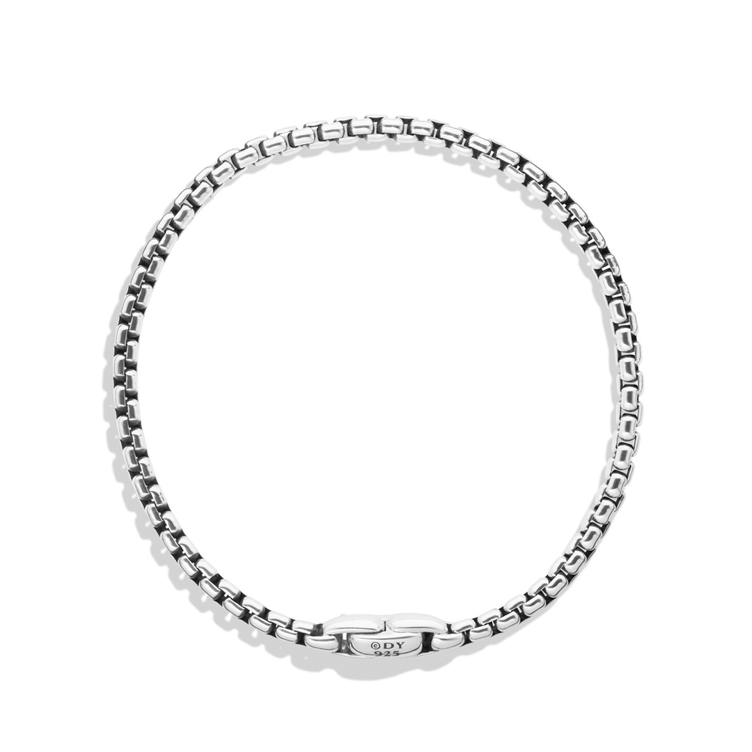 David Yurman Box Chain Bracelet Sterling Silver, 3.6mm