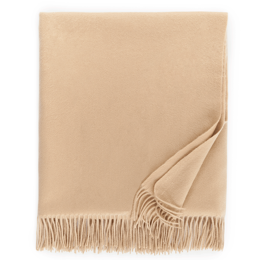 Sferra Dorsey Almond Throw