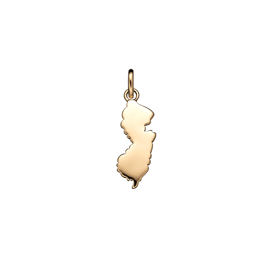 Hamilton 18k Gold New Jersey State Charm