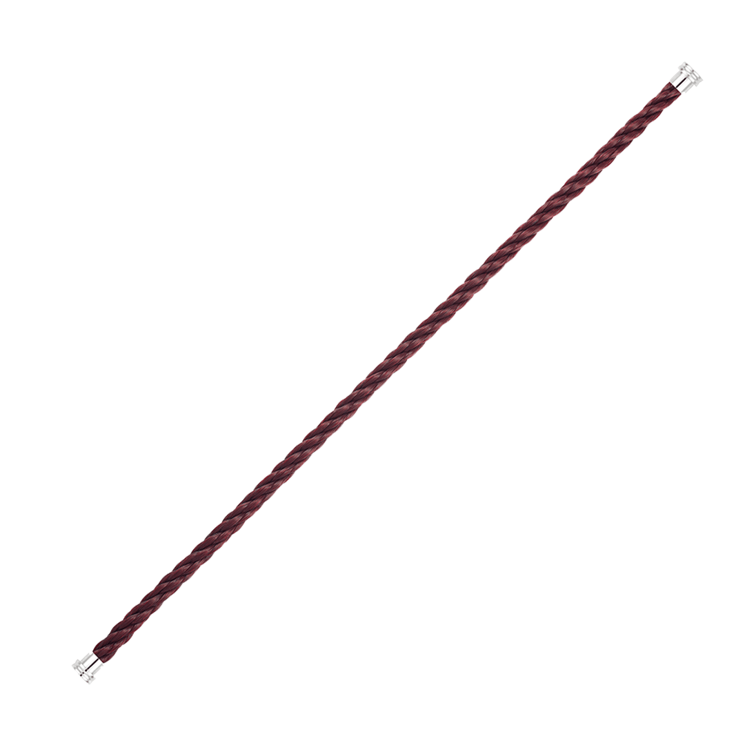 FRED Garnet Cable for Medium Model Bracelet Steel End Caps