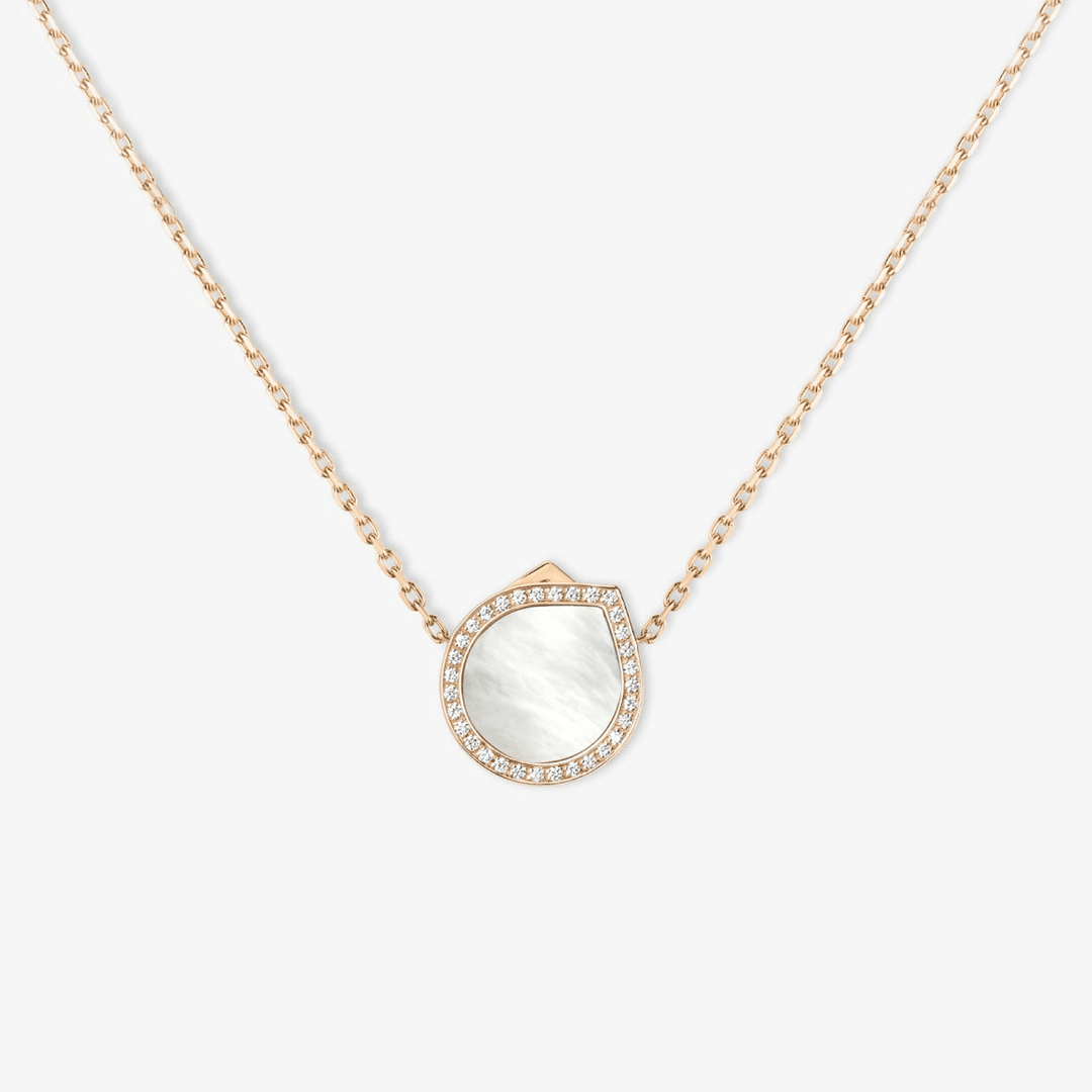 Repossi Antifer 18k Rose Gold and Mother of Pearl Pendant