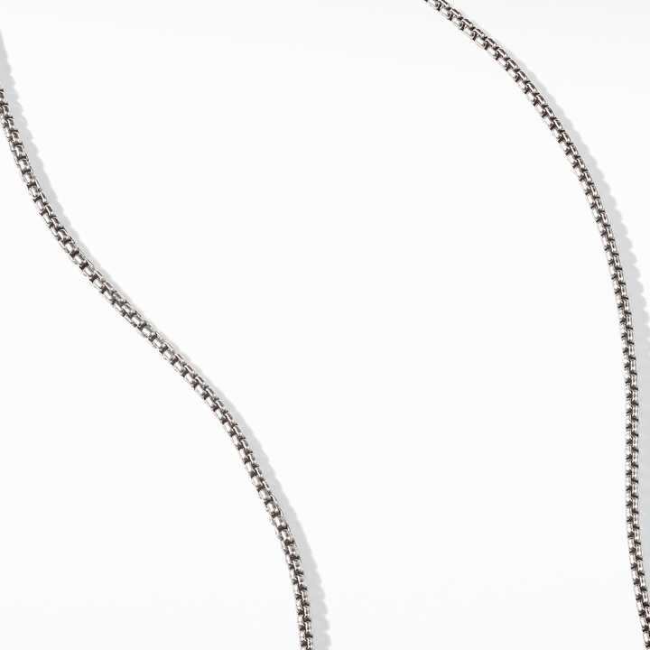 David Yurman Box Chain Necklace Sterling Silver, 1.7mm