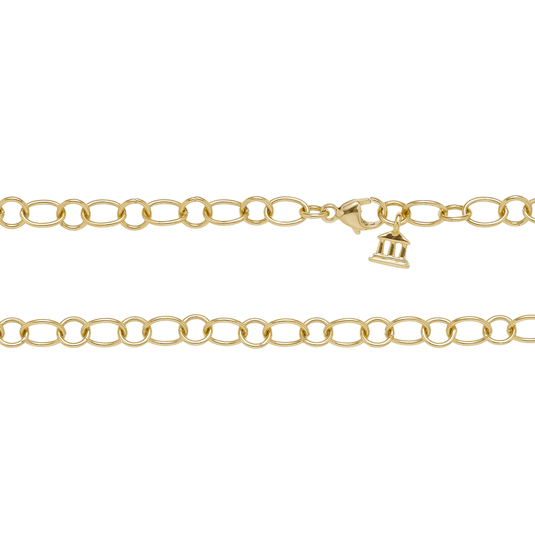 Temple St Clair 18k Yellow Gold Ribbon Chain 18"