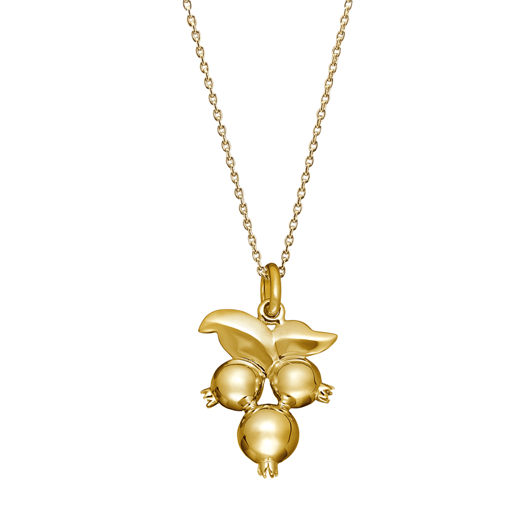 Hamilton New Jersey Blueberries 18k Gold Charm