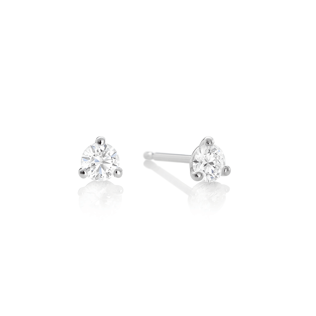 Hamilton Select Collection 14k Gold and .50 Total Weight Diamond Studs