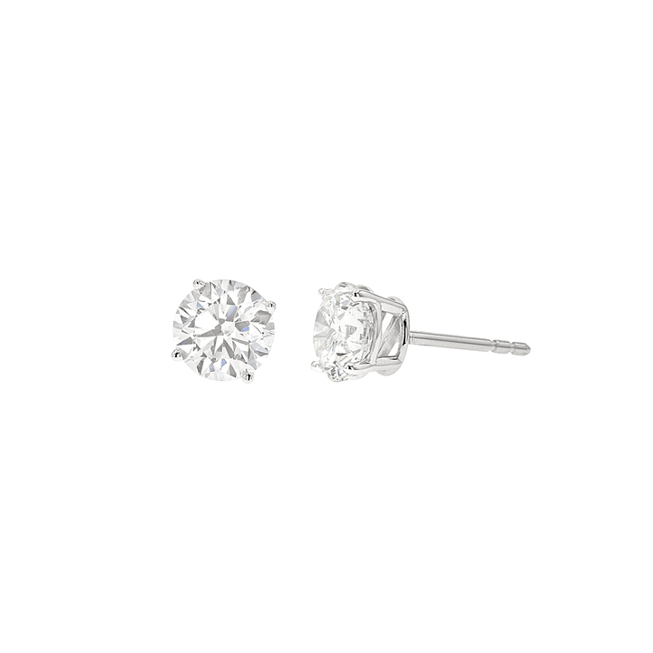 The Hamilton Select 14k White Gold 2.04 Total Weight Diamond Studs