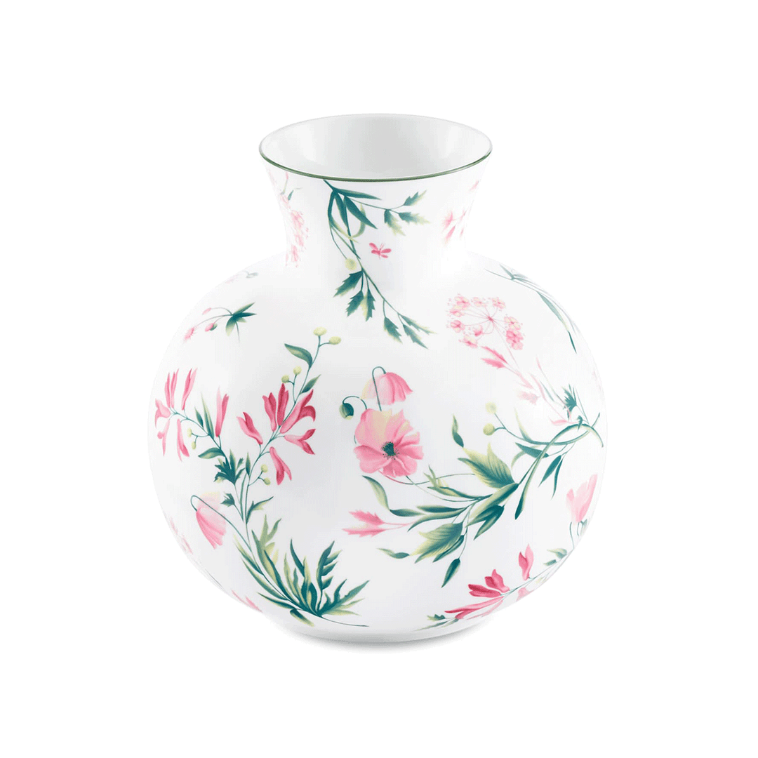 Ginori 1735 Florenza Malva Spherical Vase 12 Inch