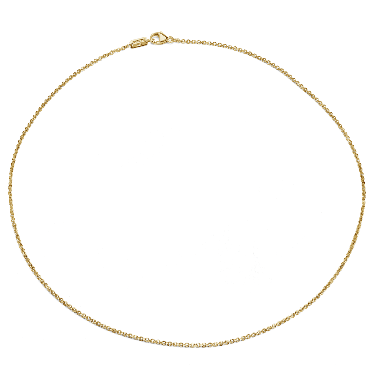 Mercer 14k Yellow Recycled Gold 1.5mm Cable 16 Inch Necklace