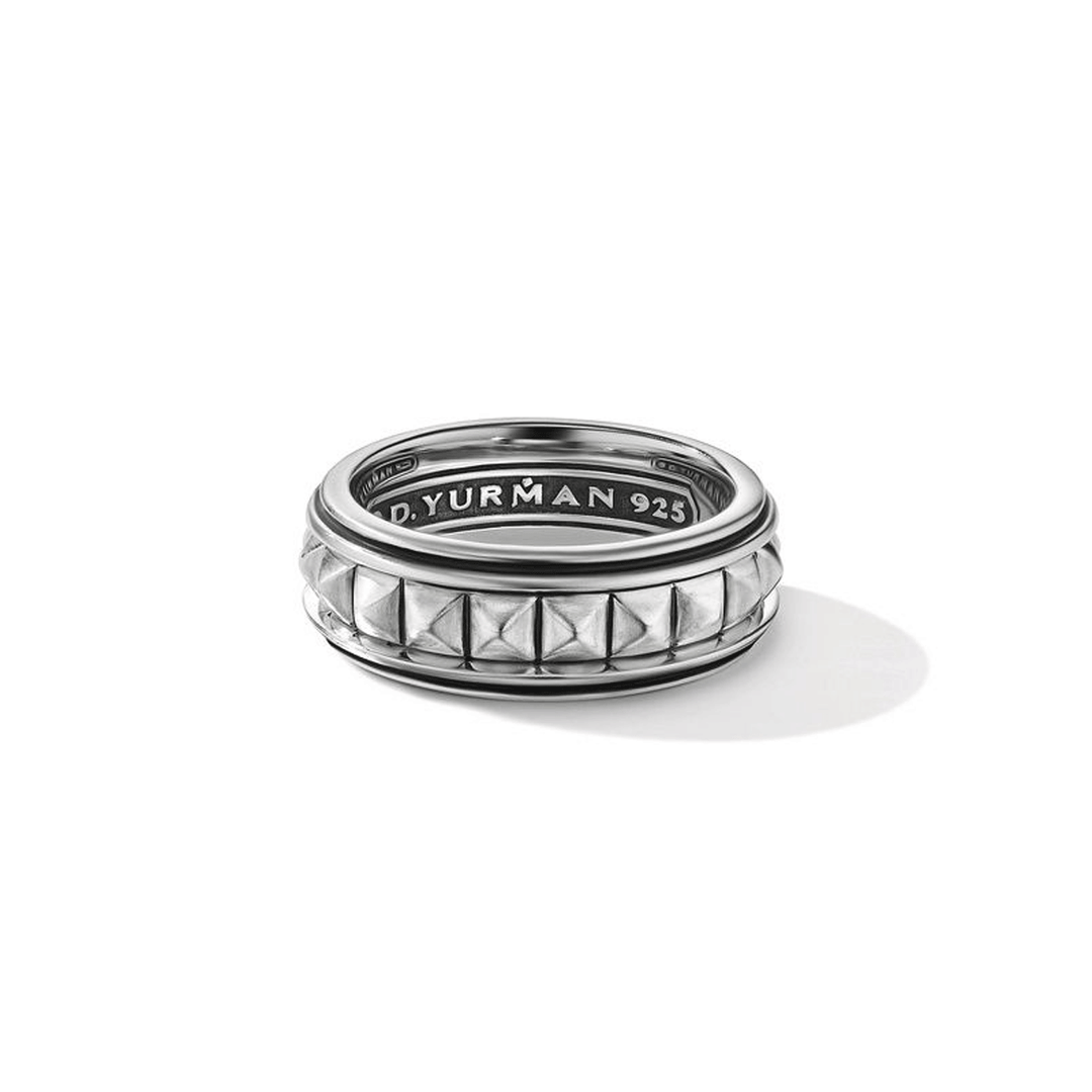 David Yurman Pyramid Band Ring in Sterling Silver