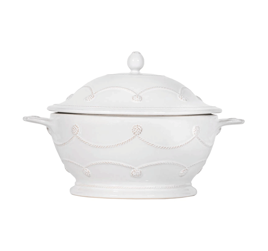 Juliska Berry & Thread Casserole with Lid - Whitewash