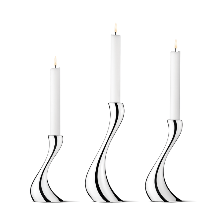 Georg Jensen Cobra Candleholders Set of 3