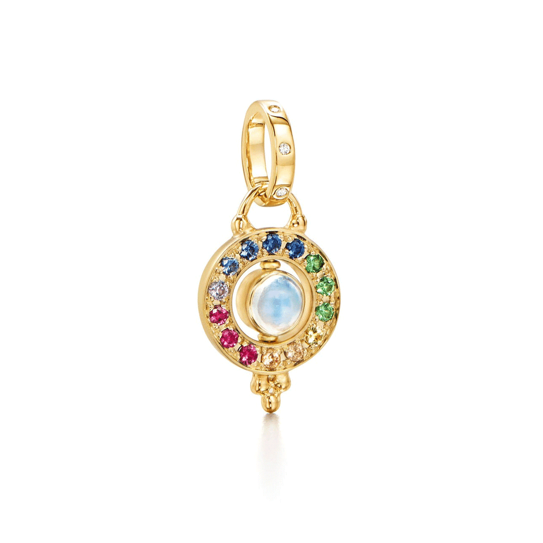 Temple St. Clair 18k Yellow Gold Mini Orbit Pendant