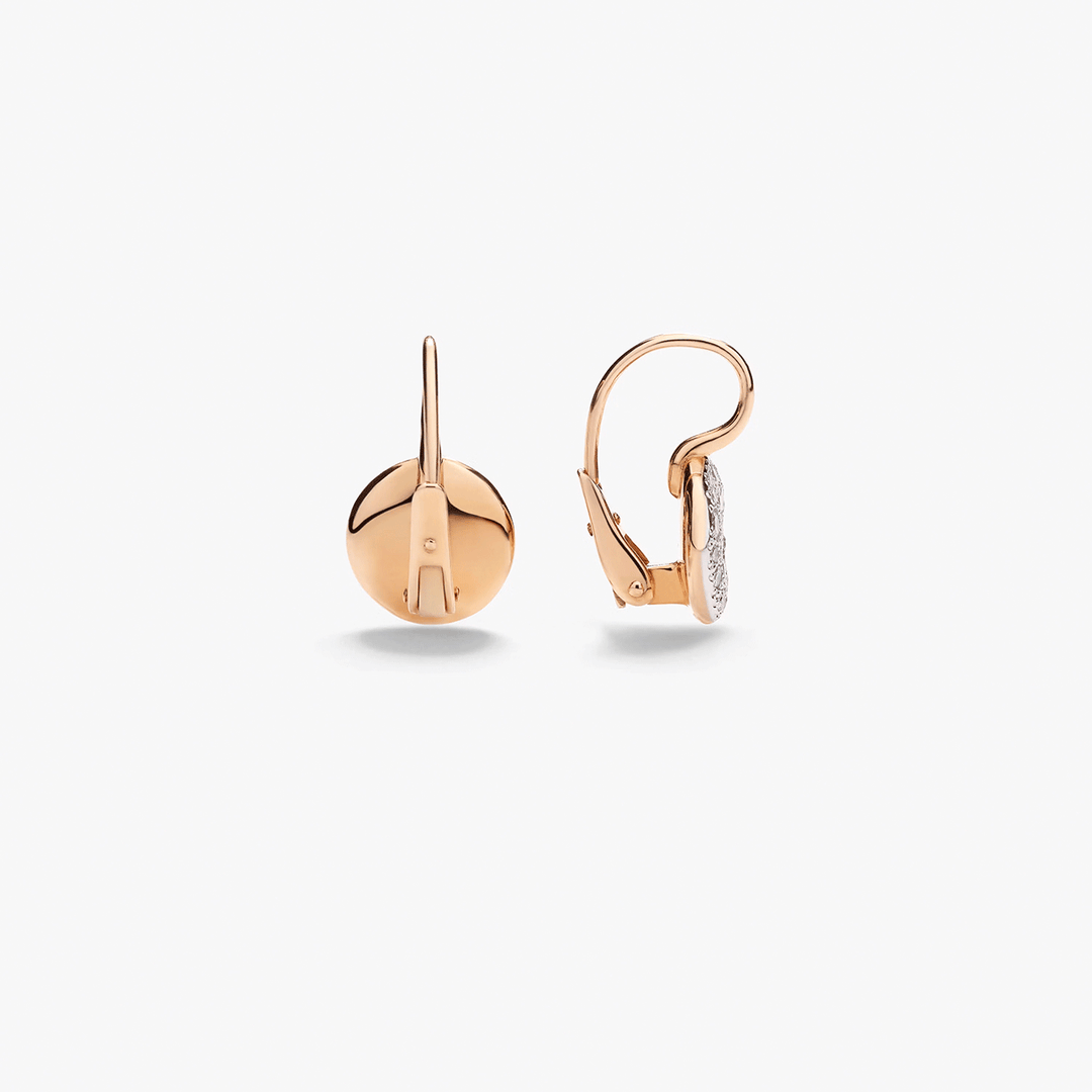 Pomellato Sabbia 18k Rose Gold Diamond Earrings