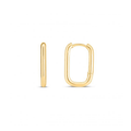 Hamilton Collection 14k Yellow Gold 19mm Paperclip Huggie Hoops