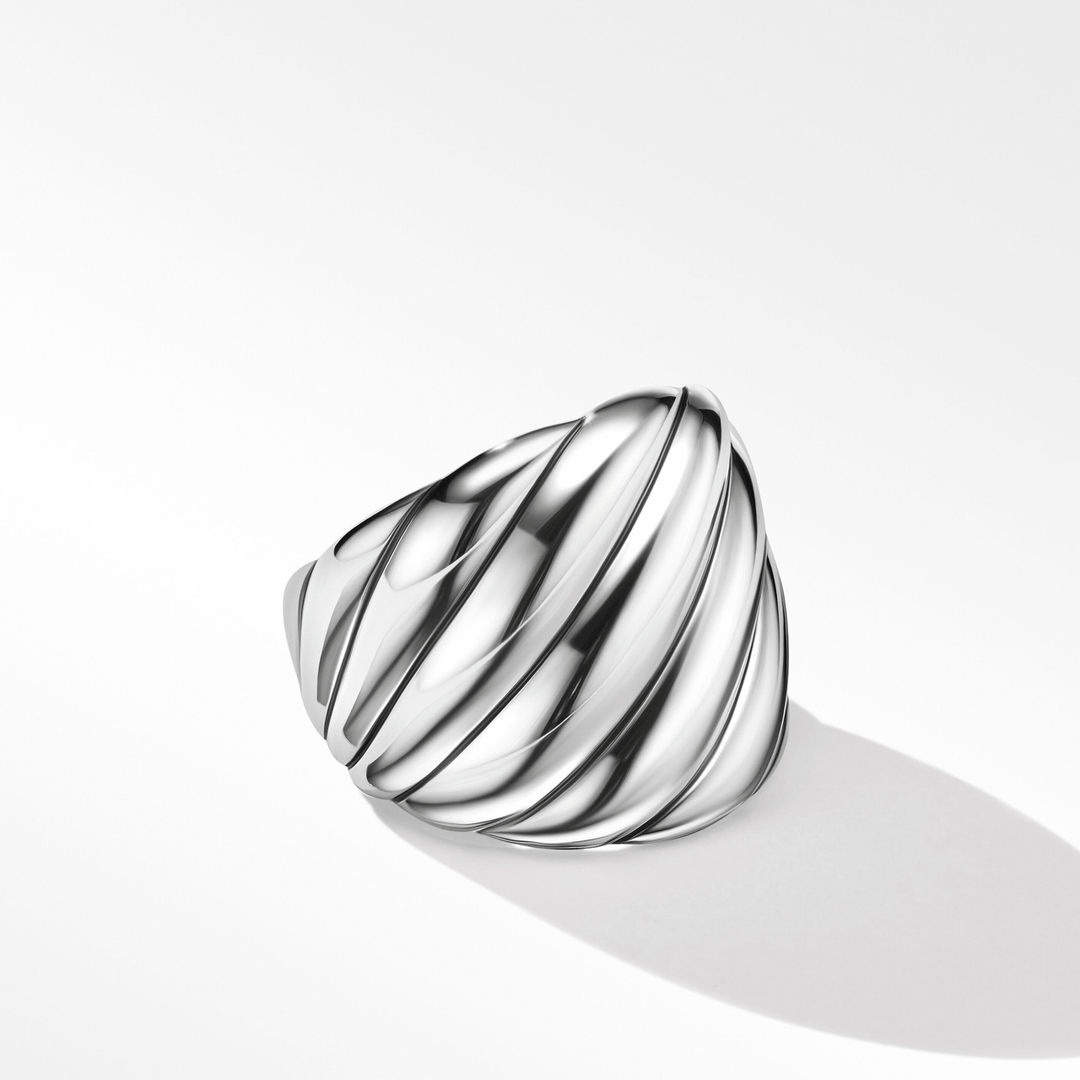 David Yurman Sculpted Cable Ring in Sterling Silver