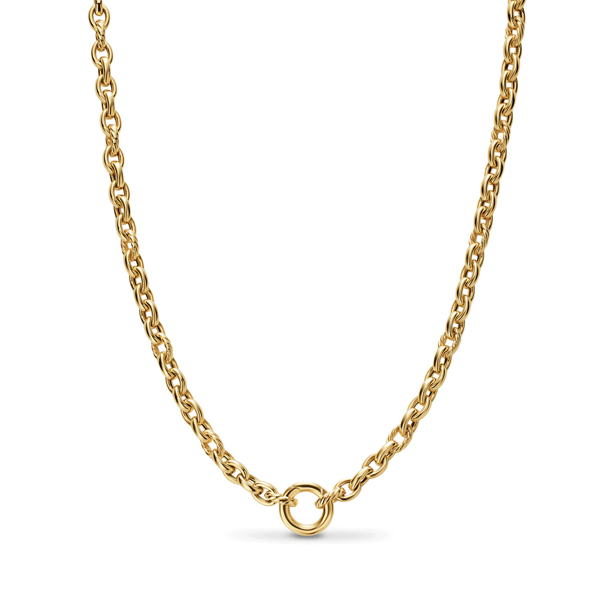 David Yurman DY Mercer® Petite Chain Necklace 18K Yellow Gold, 4.5mm