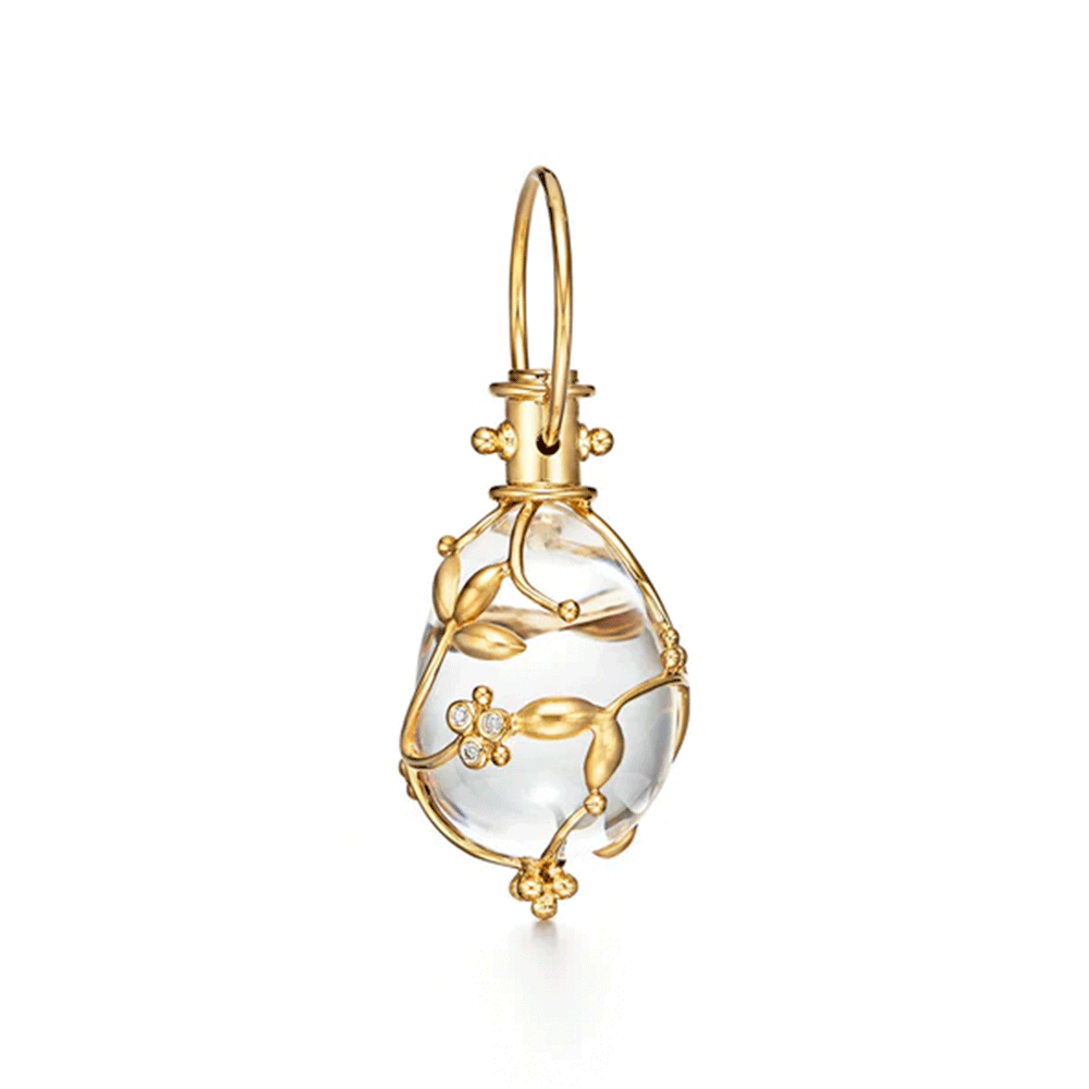 Temple St. Clair 18k Yellow Gold Vine Diamond Amulet