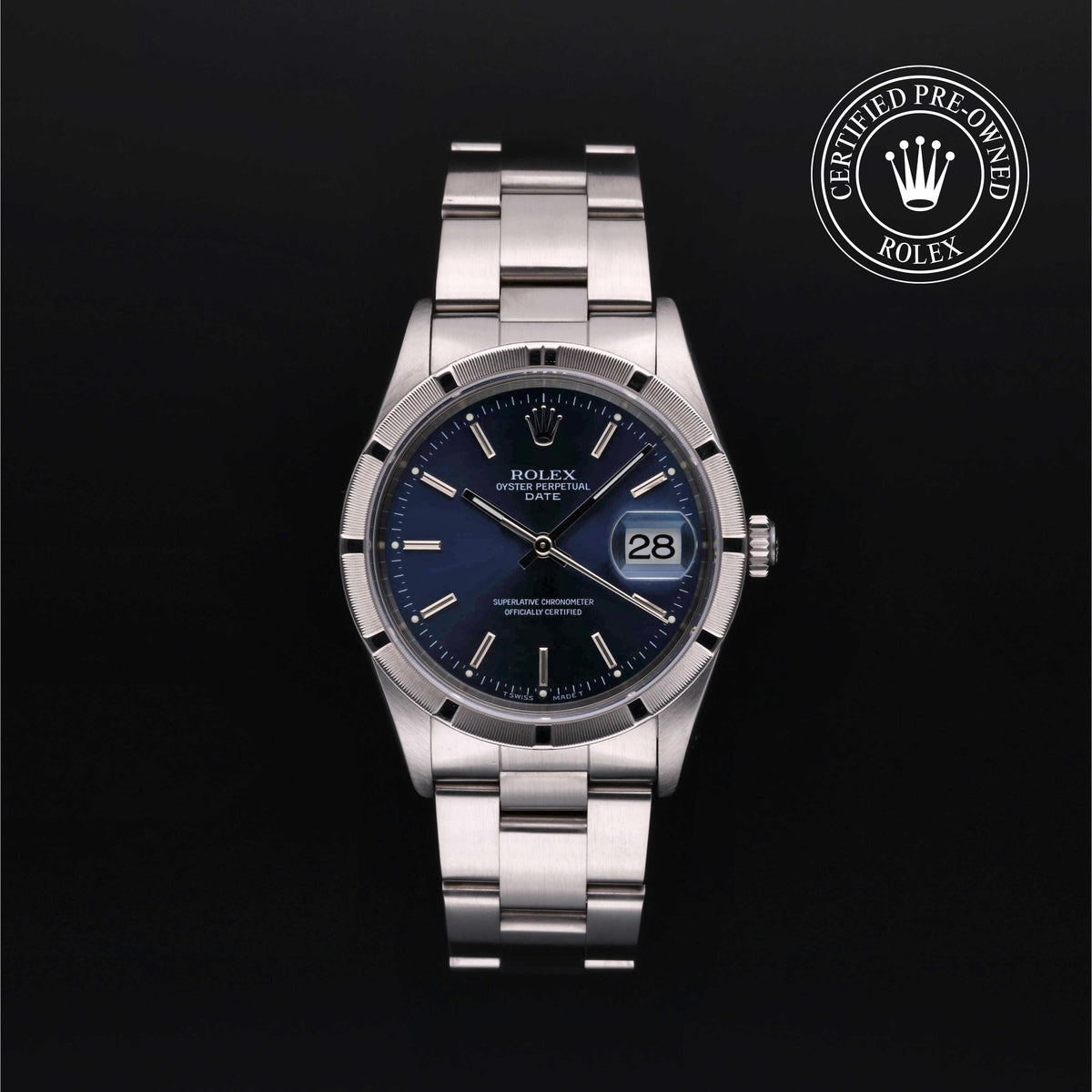 Rolex Certified Pre-Owned Oyster Perpetual Date M15210-0010