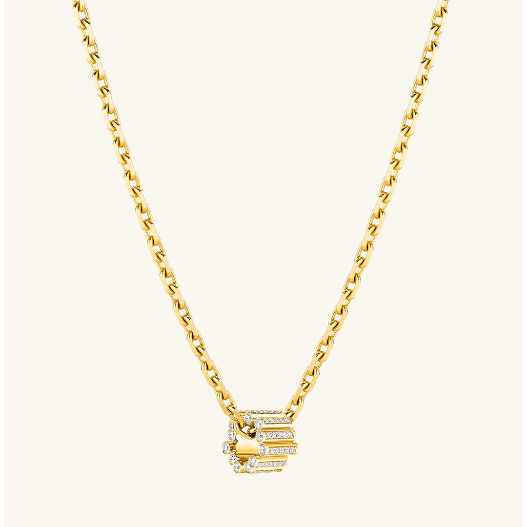 Viltier 18k Yellow Gold XL Magnetic Chain 70 cm