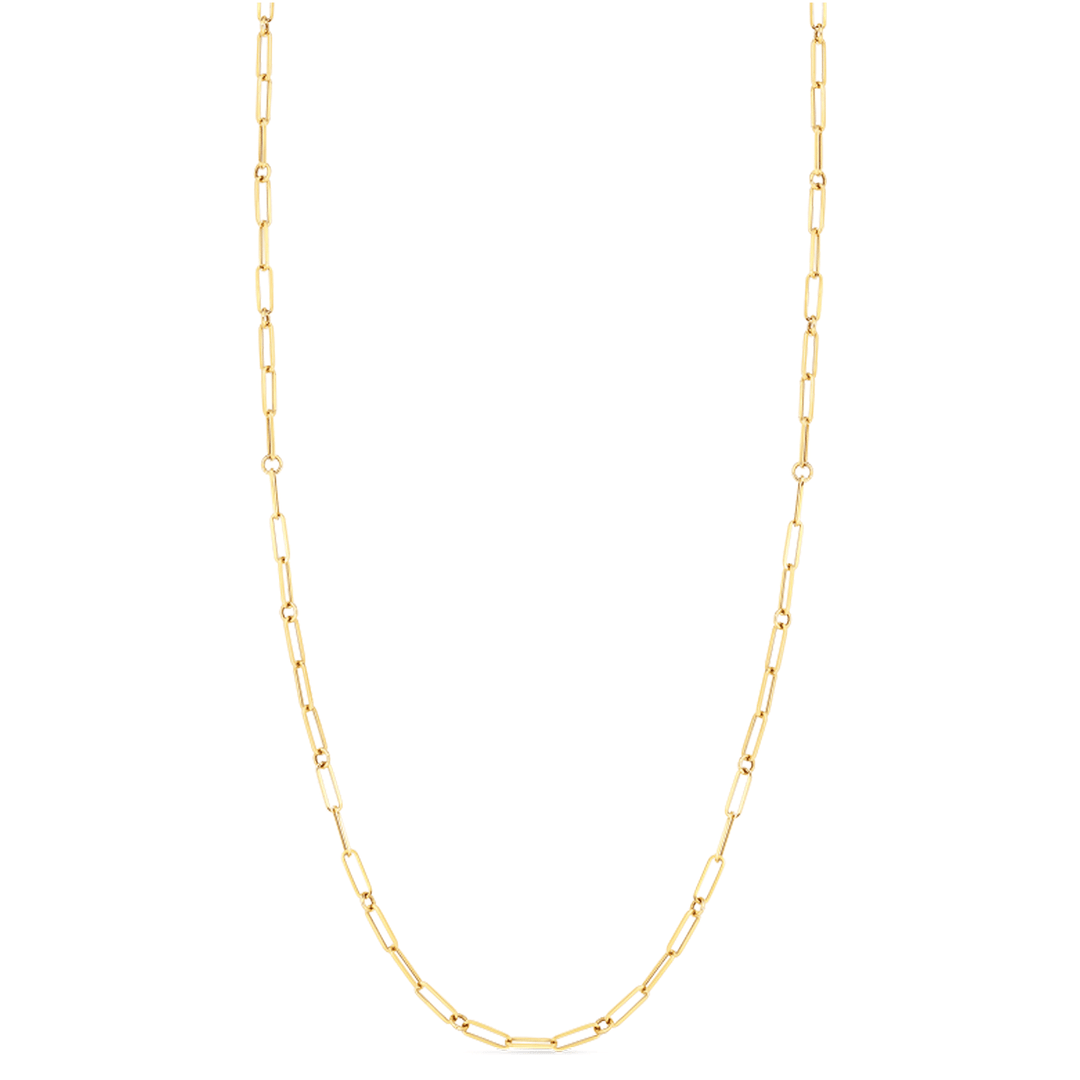 Roberto Coin 18k Fine Paperclip Link 34" Chain