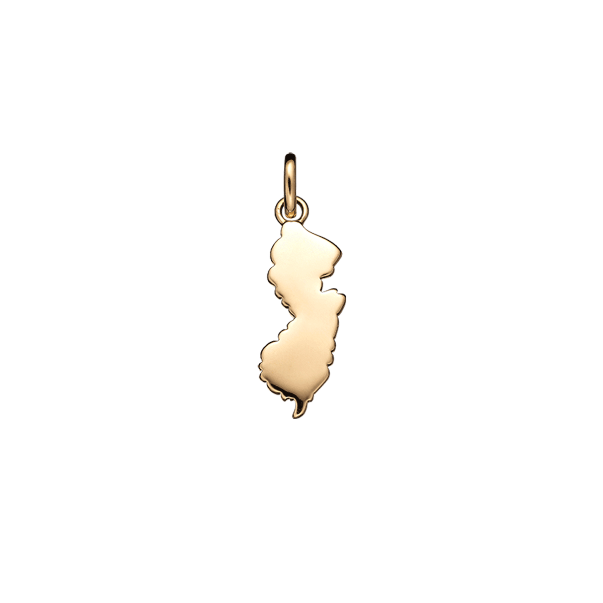 18k Gold New Jersey State Charm
