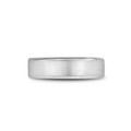 Hamilton Collection 14k White Gold 6.5mm Polished and Satin Finish Wedding Band