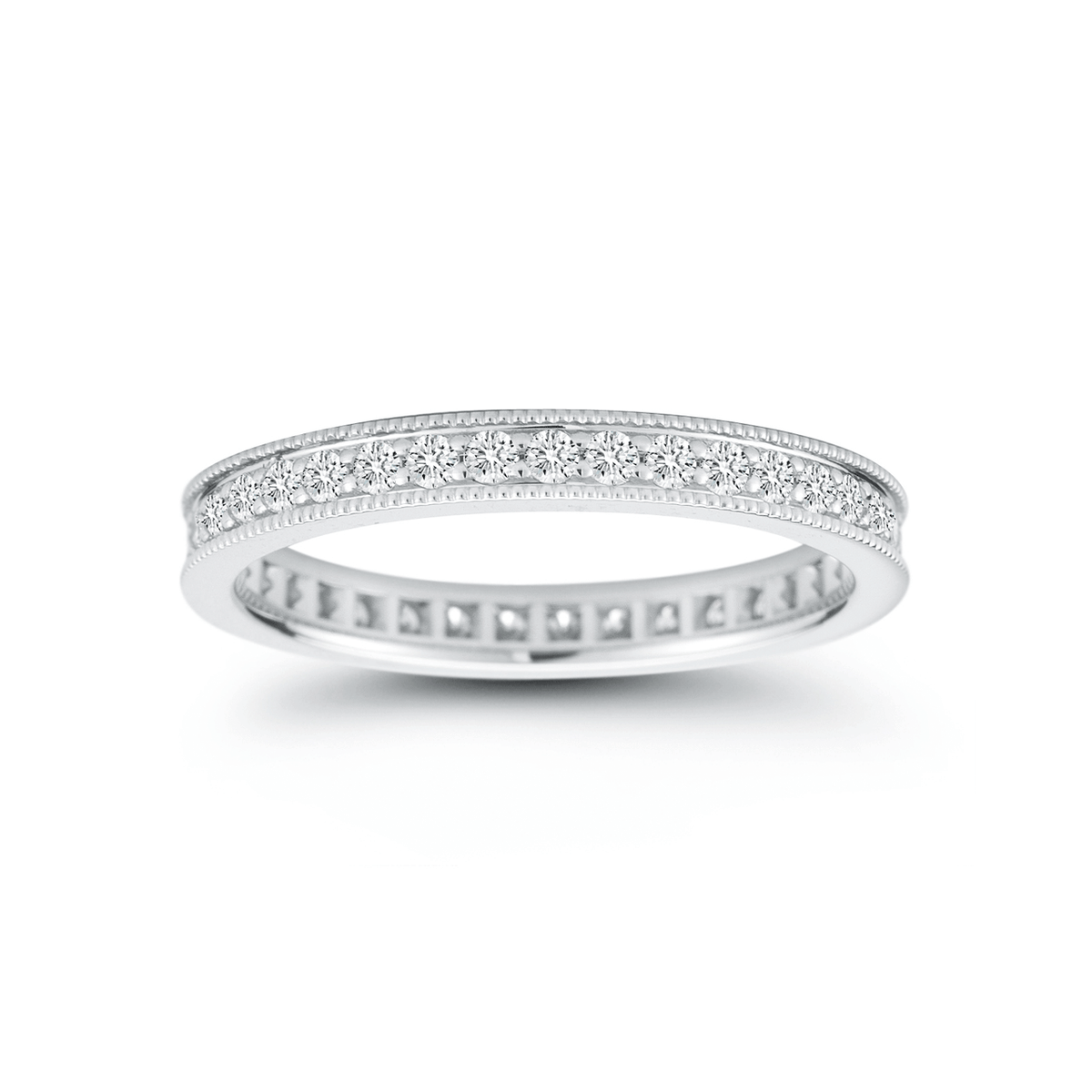 18k Gold and .56 Total Weight Diamond Channel Set Band