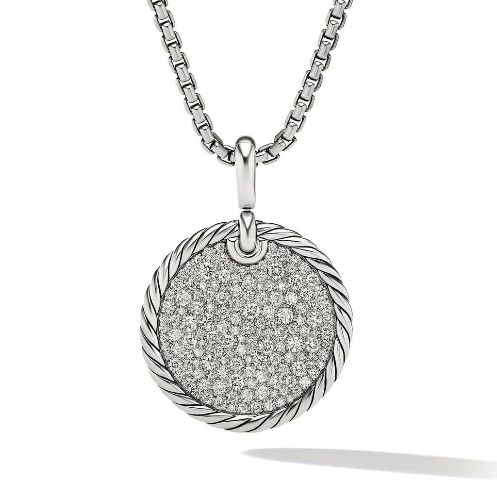 David Yurman Elements® Disc Pendant with Pavé Diamonds