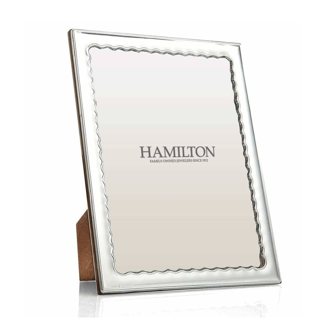 Hamilton Sterling Silver Drift 8 x 10 Frame