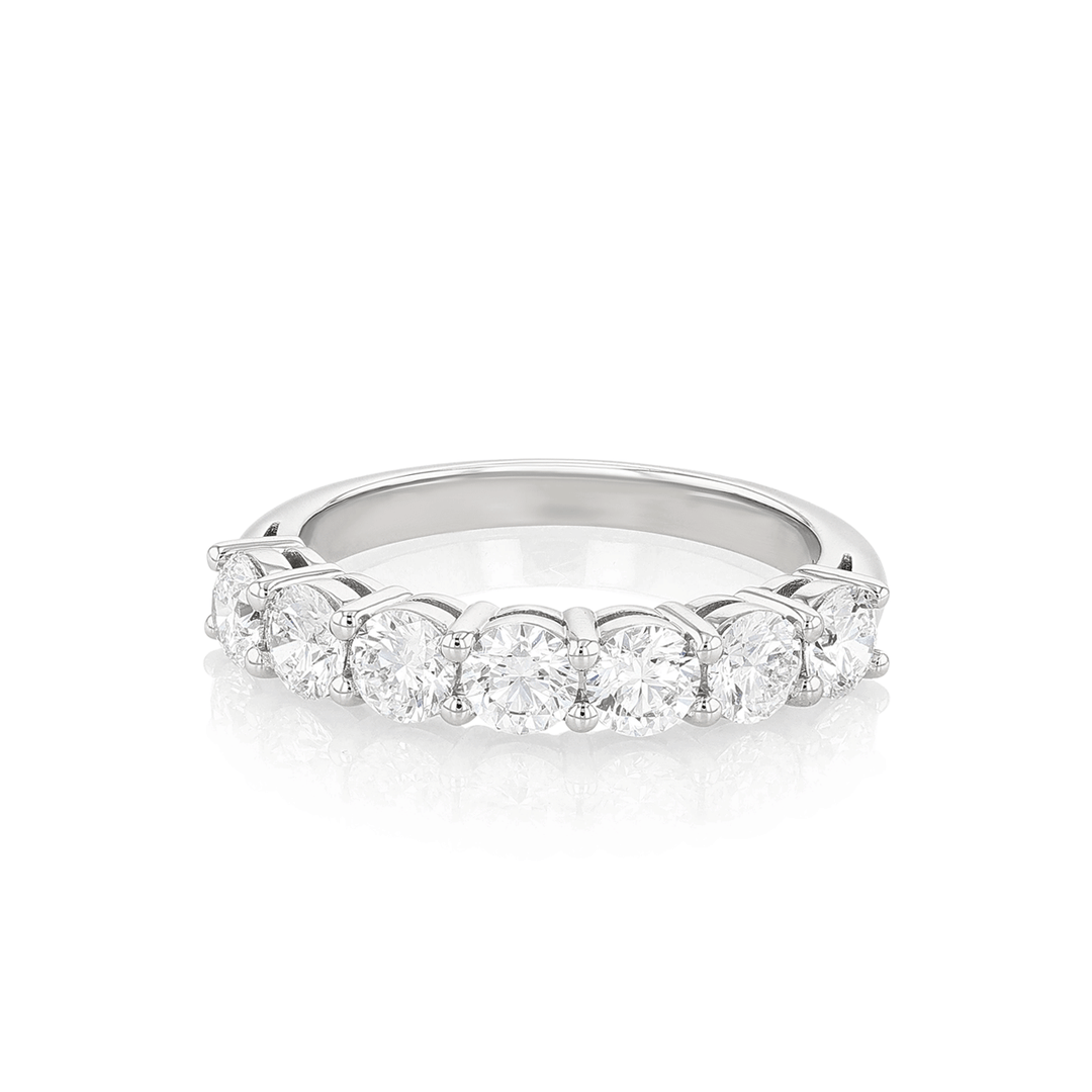 Platinum and 1.47 Total Weight Diamond Band