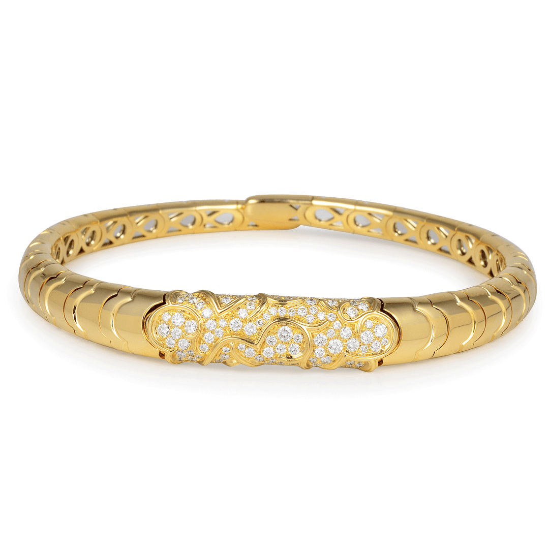 Marina B Onda 18k Yellow Gold Diamond Collar