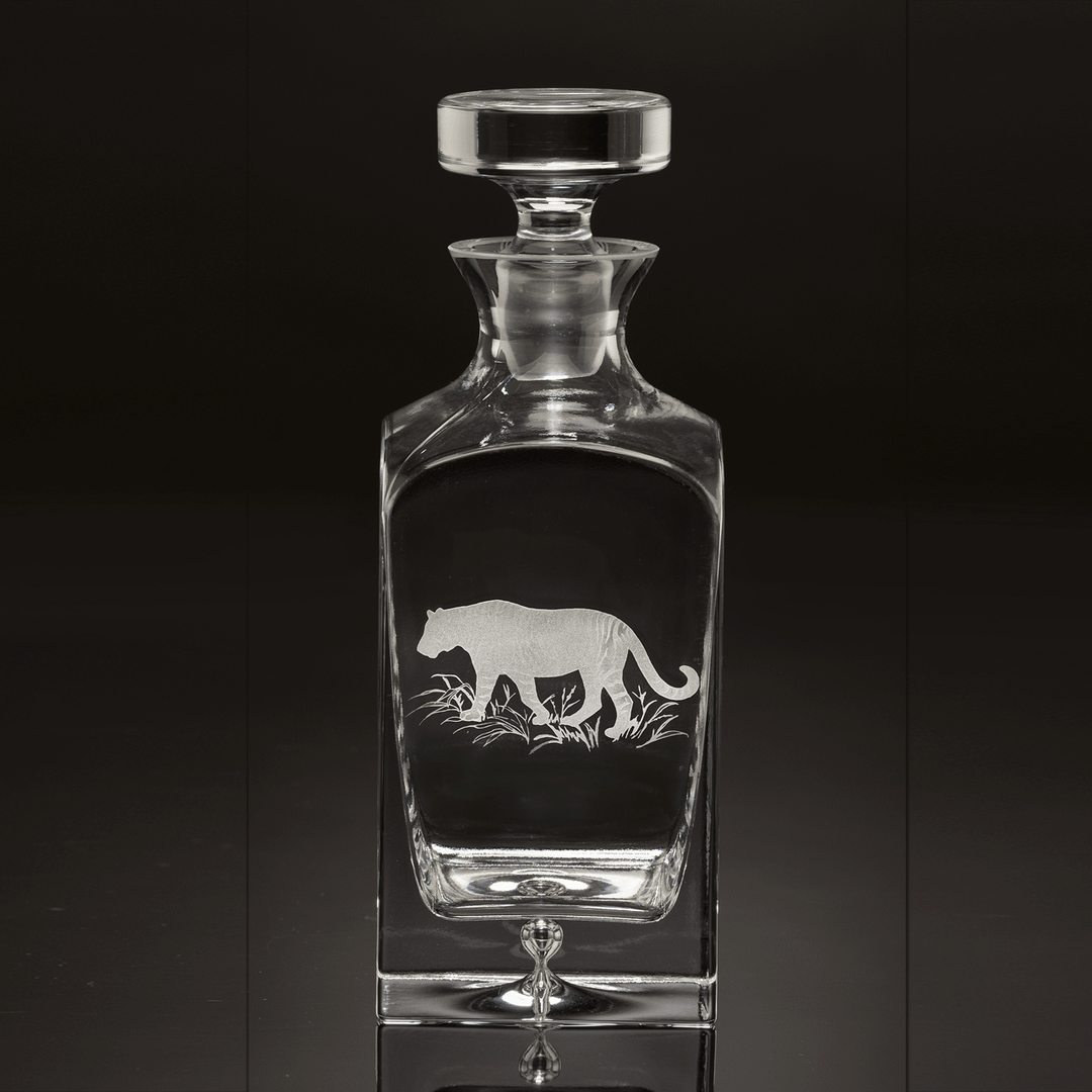 Tiger Square Decanter
