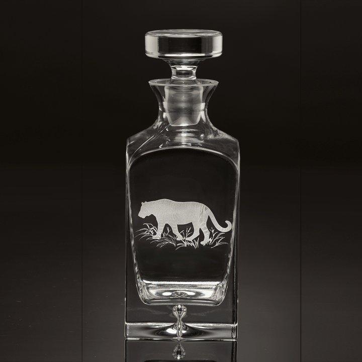 Tiger Square Decanter