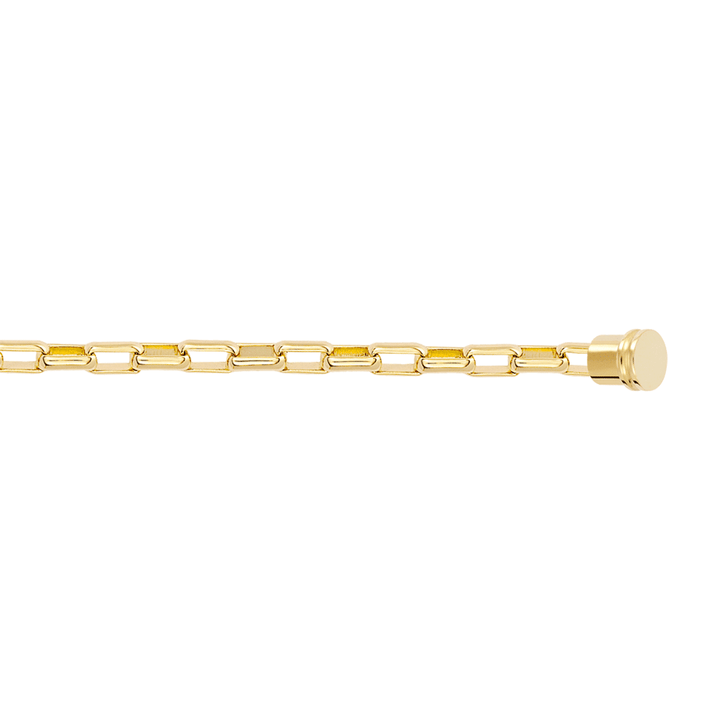 FRED 18k Yellow Gold Link Cable for Medium Model Bracelet Gold End Caps