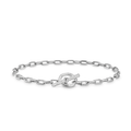 David Yurman Madison Pavé Toggle Chain Bracelet Sterling Silver with Diamonds, 3mm