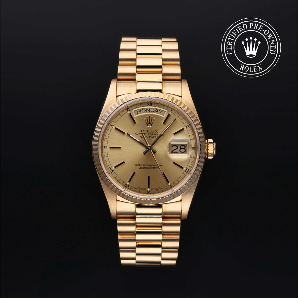 Rolex Certified Pre-Owned Day-Date 36 18038