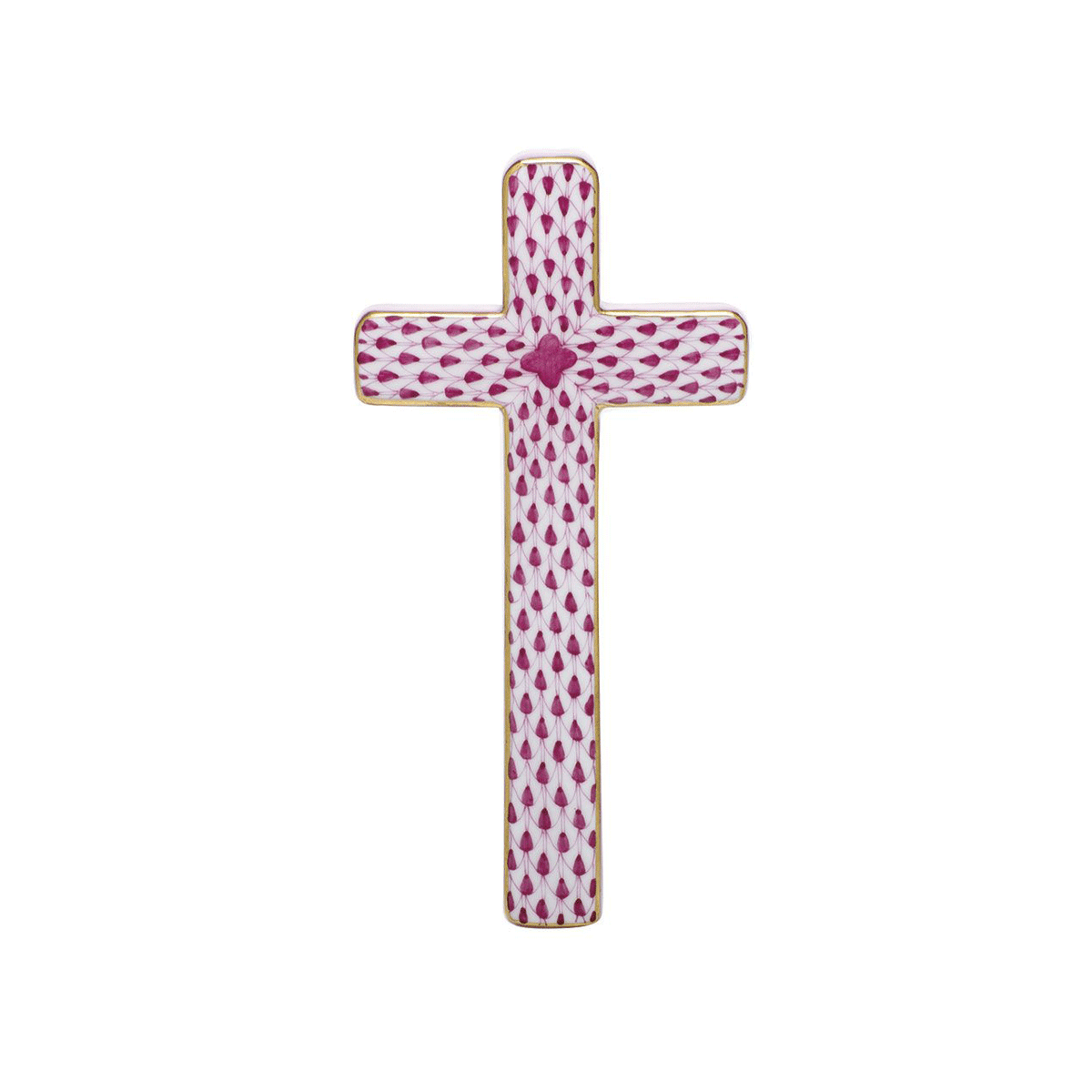 Herend Raspberry Cross