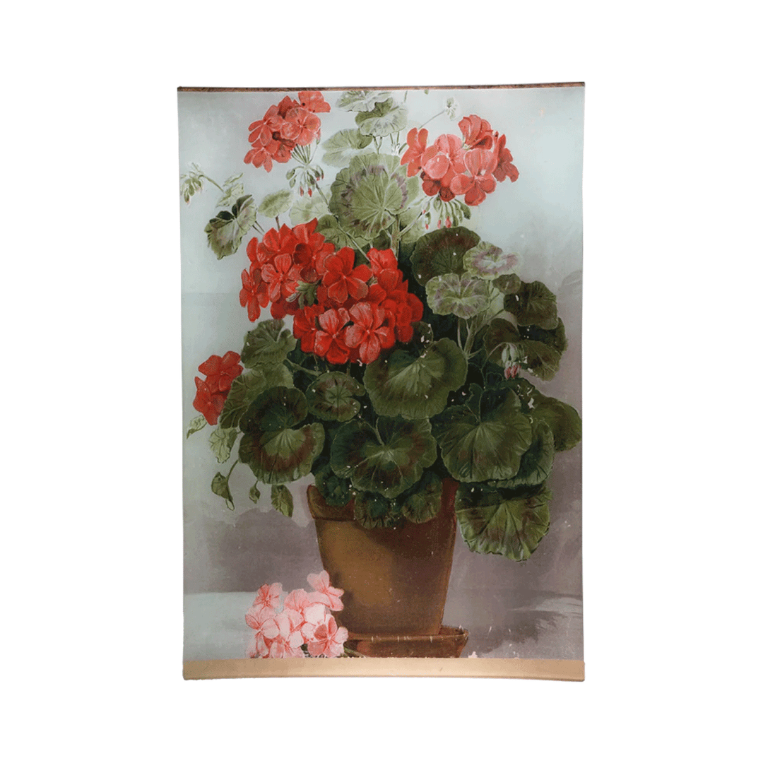 John Derian Geranium Tray