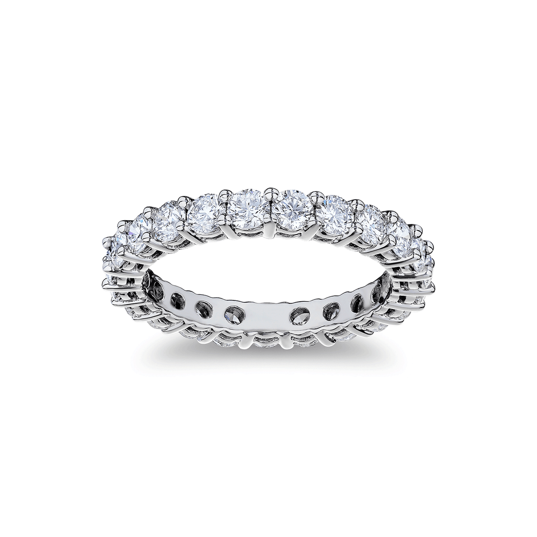 Platinum and Diamond 2.07 Total Weight Eternity Band