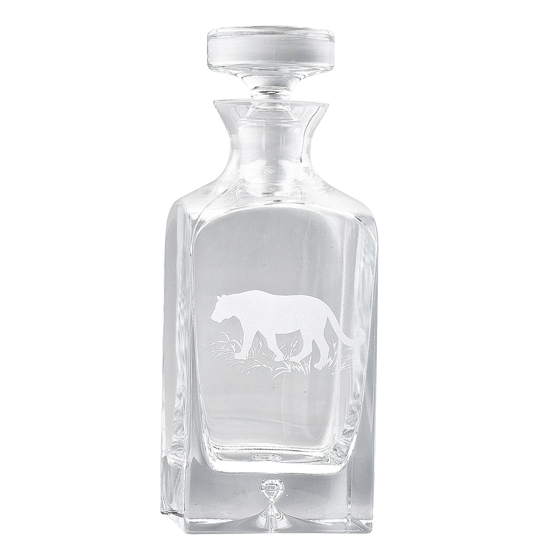 Tiger Square Decanter