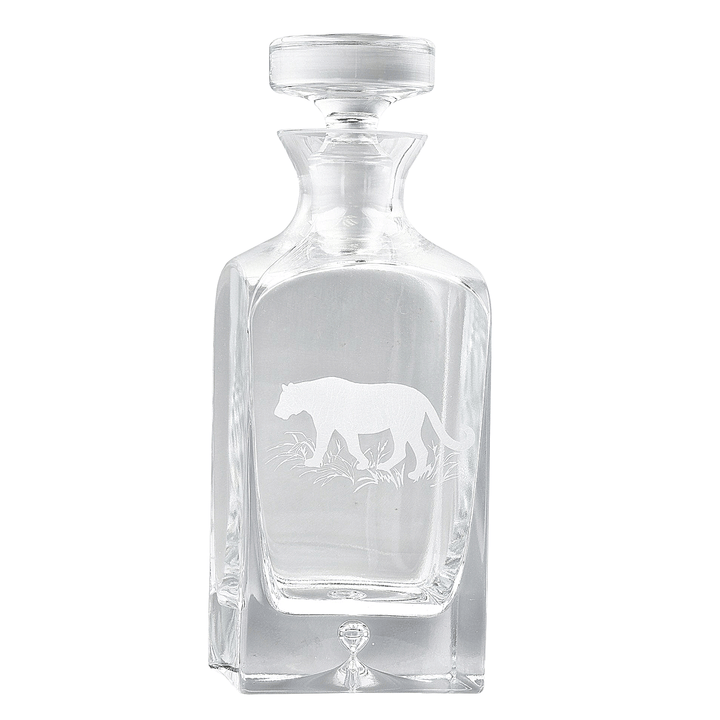 Tiger Square Decanter