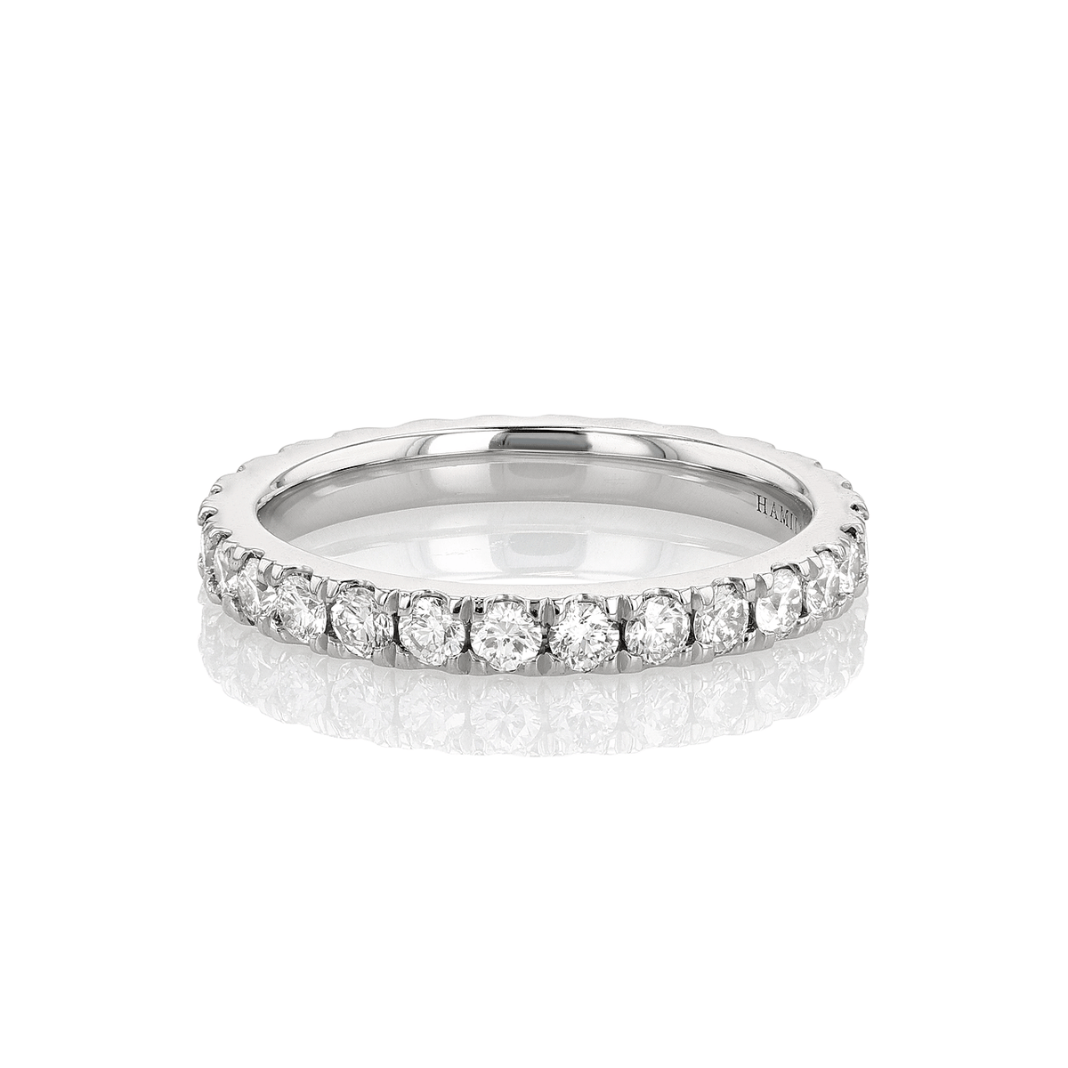 Lisette Platinum 1.10ct Diamond Eternity Band