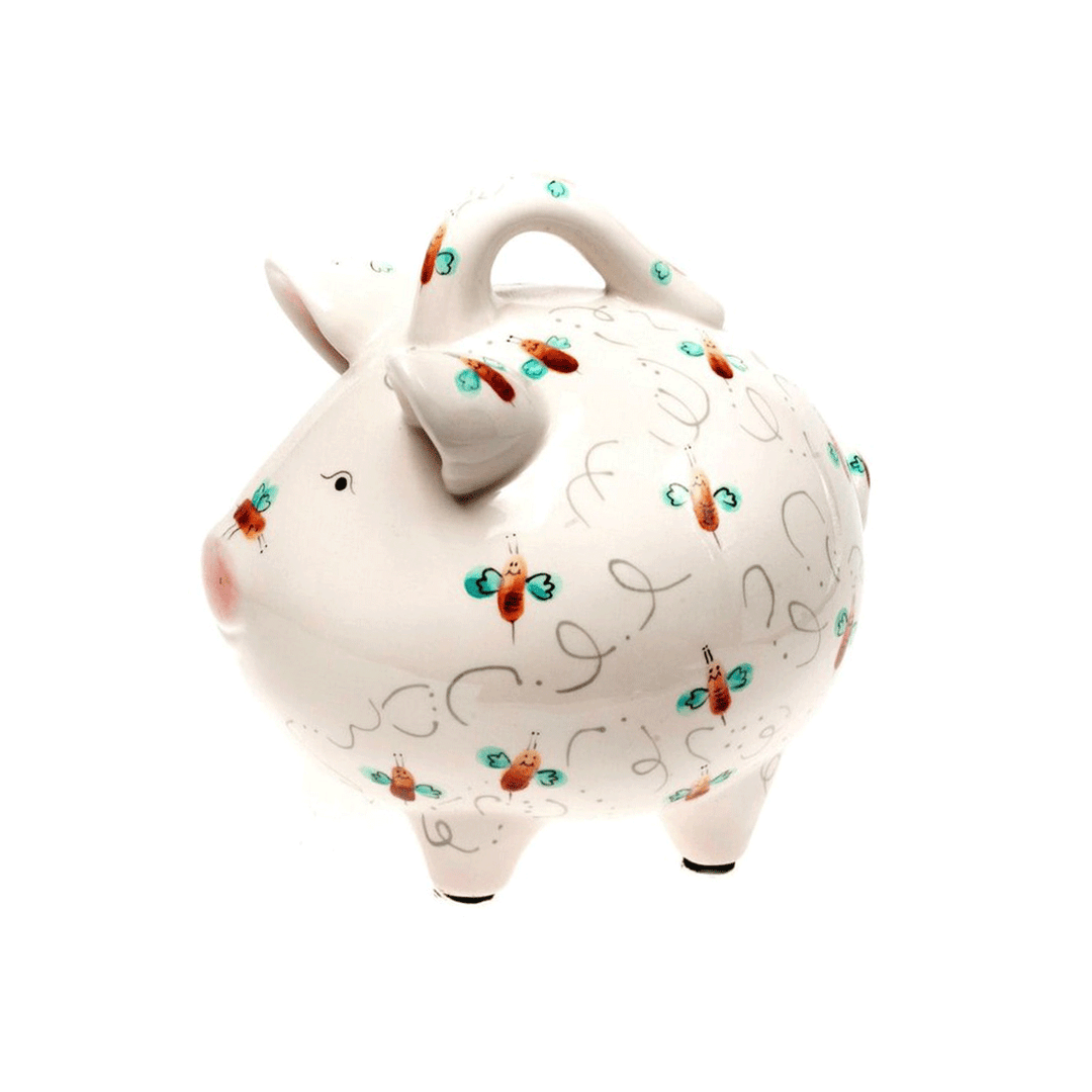 Blue Beez Little Piggy Bank