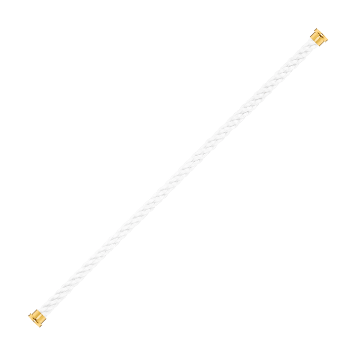 FRED White Cable for Large Model Bracelet Yellow End Caps