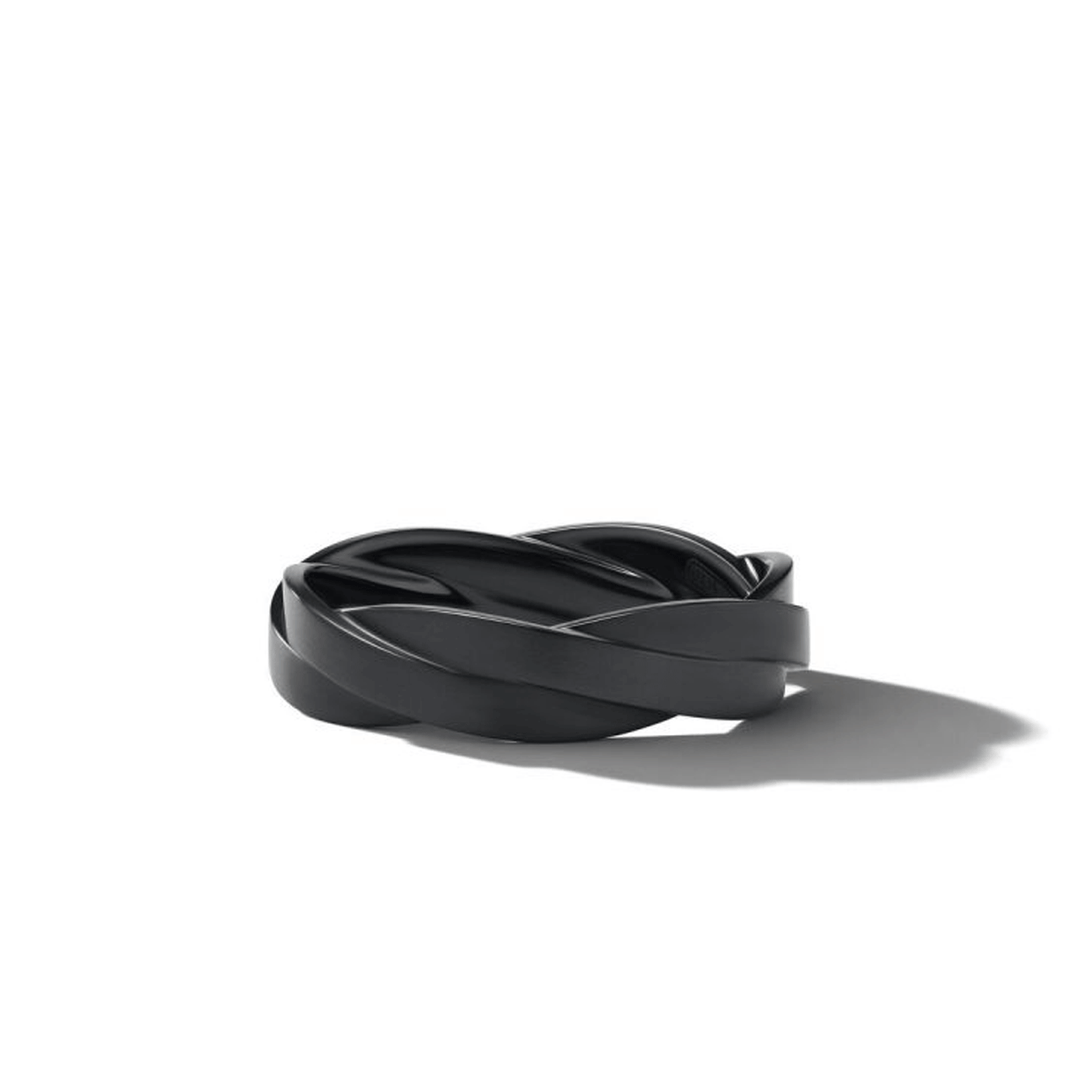 David Yurman Helios Band Ring in Black Titanium